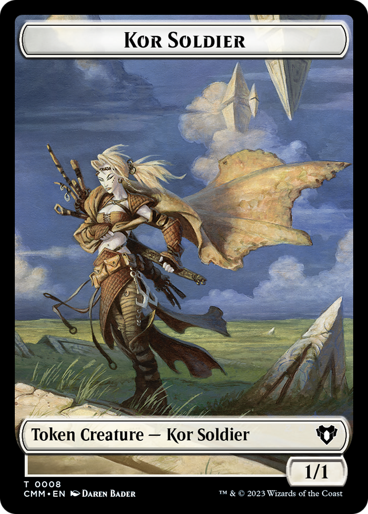 Kor Soldier Token [Commander Masters Tokens] | Card Citadel