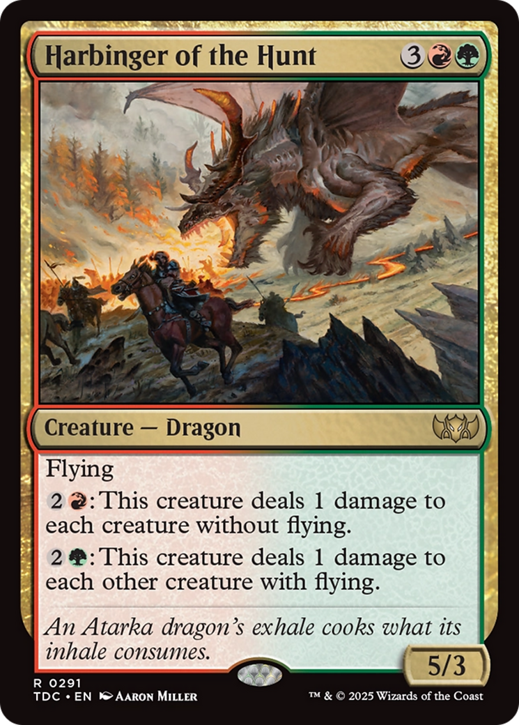 Harbinger of the Hunt [Tarkir: Dragonstorm Commander] | Card Citadel