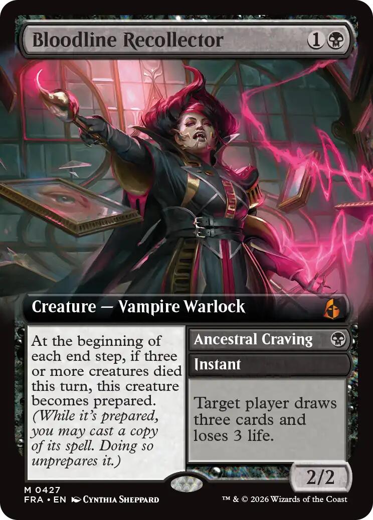 Bloodline Recollector (Extended Art) [Reality Fracture] | Card Citadel