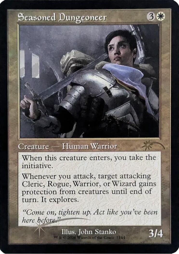 Seasoned Dungeoneer (Retro Frame) [Secret Lair Drop Series] | Card Citadel