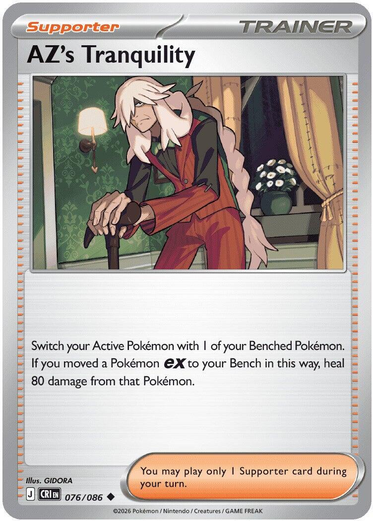 AZ's Tranquility (076/086) [Mega Evolution: Chaos Rising] | Card Citadel