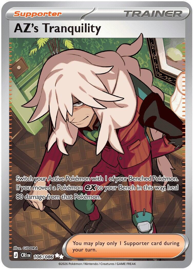 AZ's Tranquility (106/086) [Mega Evolution: Chaos Rising] | Card Citadel