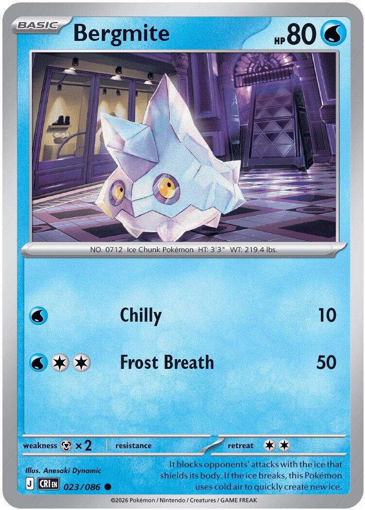 Bergmite (023/086) [Mega Evolution: Chaos Rising] | Card Citadel