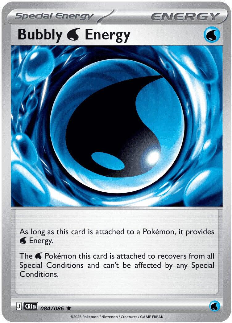 Bubbly W Energy (084/086) [Mega Evolution: Chaos Rising] | Card Citadel