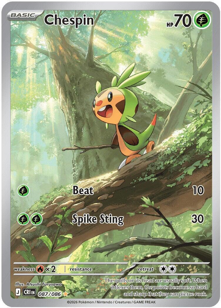 Chespin (087/086) [Mega Evolution: Chaos Rising] | Card Citadel