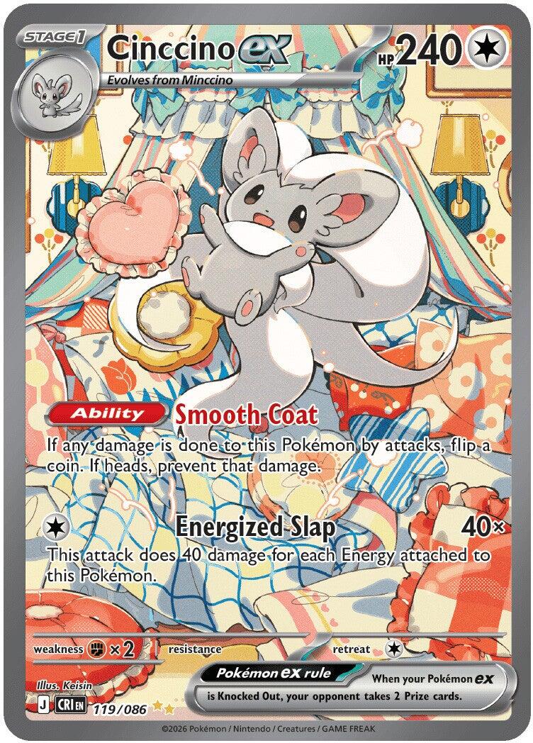 Cinccino ex (119/086) [Mega Evolution: Chaos Rising] | Card Citadel