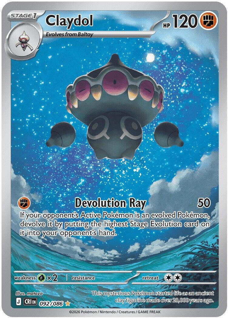 Claydol (092/086) [Mega Evolution: Chaos Rising] | Card Citadel