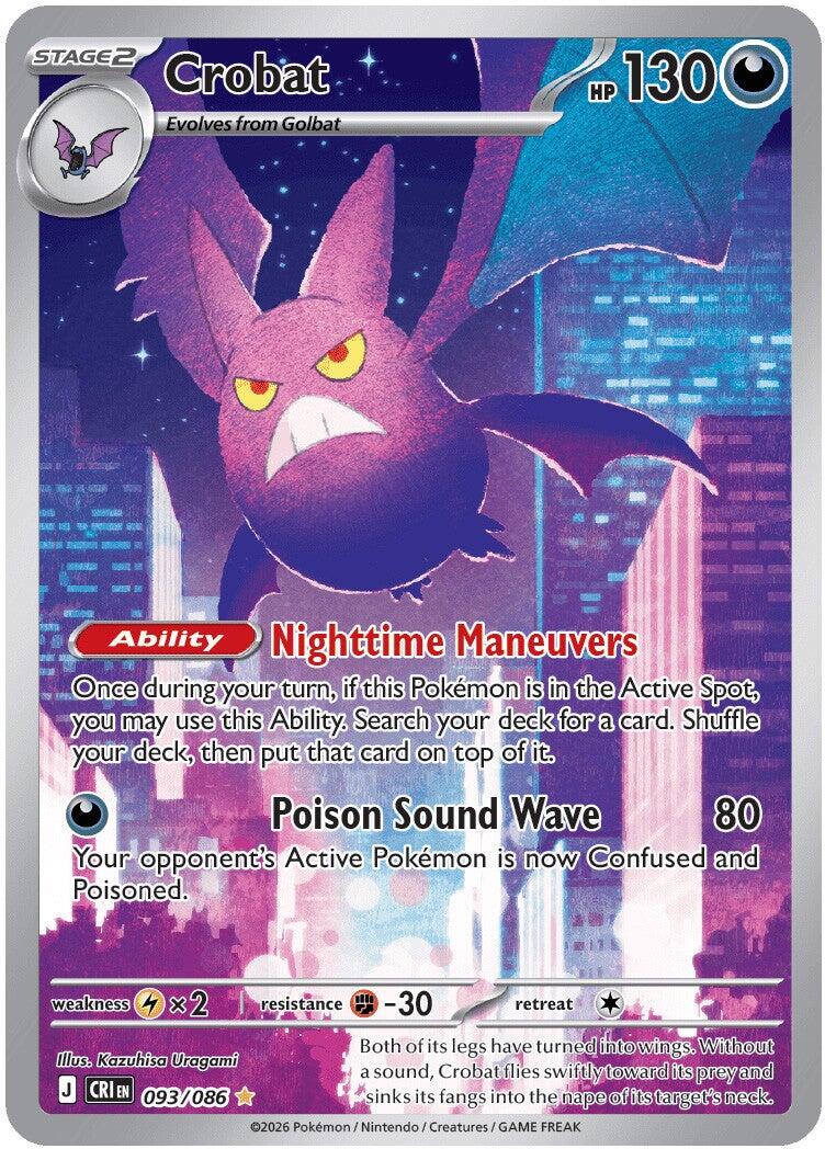 Crobat (093/086) [Mega Evolution: Chaos Rising] | Card Citadel
