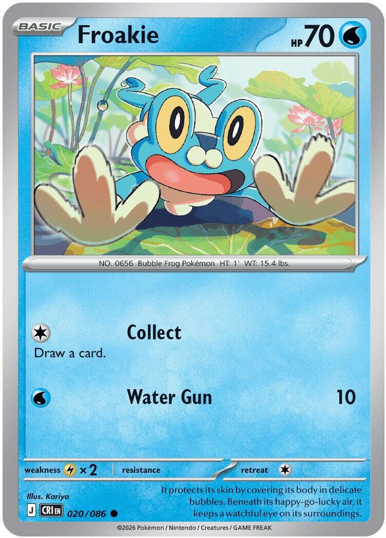 Froakie (020/086) [Mega Evolution: Chaos Rising] | Card Citadel