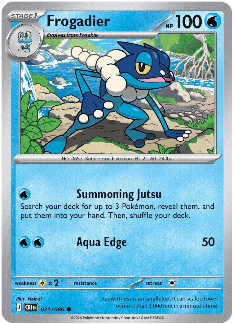 Frogadier (021/086) [Mega Evolution: Chaos Rising] | Card Citadel