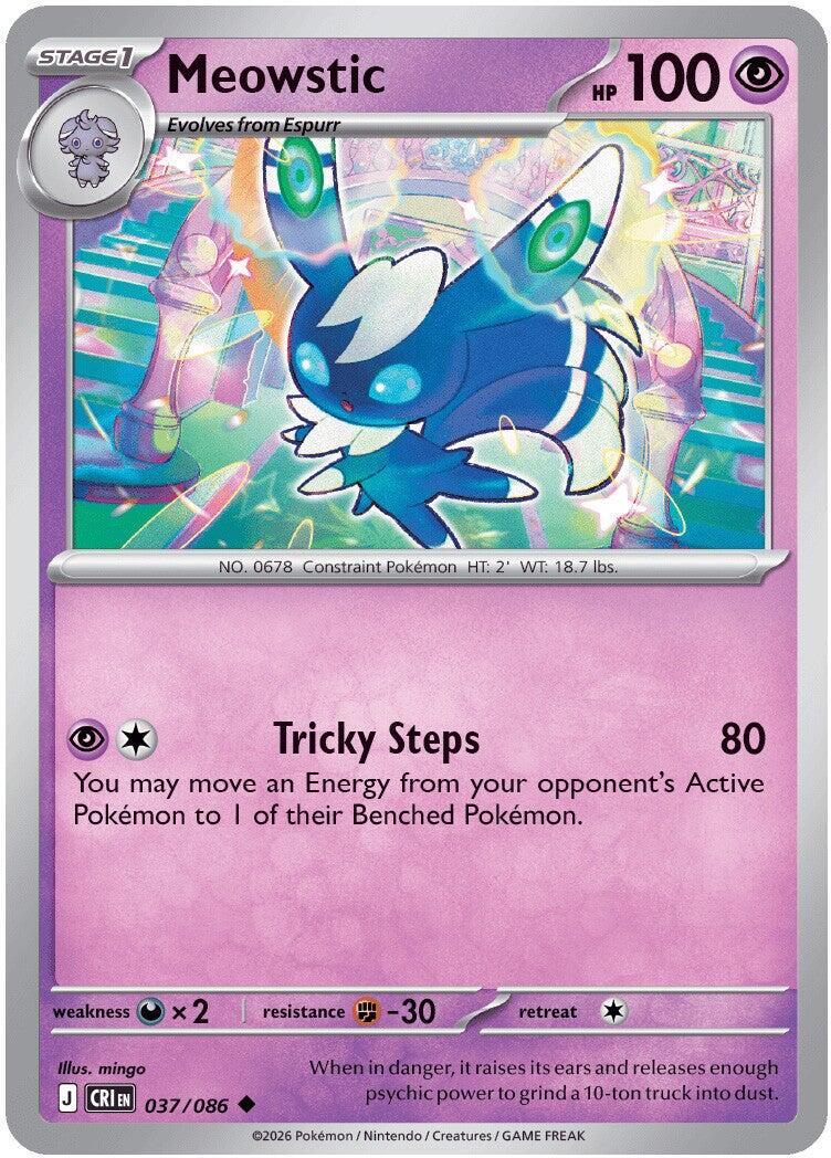 Meowstic (037/086) [Mega Evolution: Chaos Rising] | Card Citadel