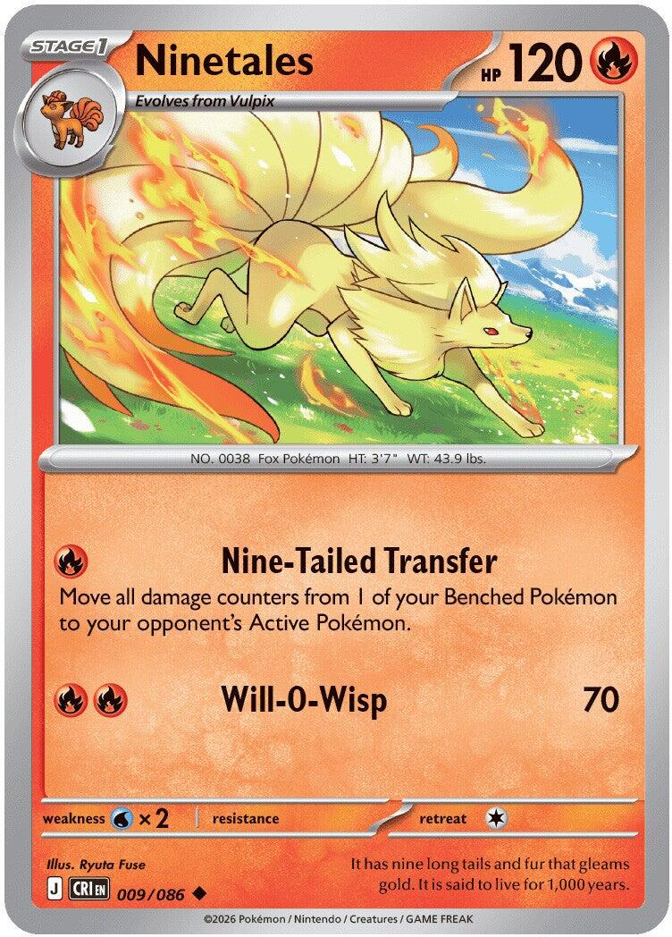 Ninetales (009/086) [Mega Evolution: Chaos Rising] | Card Citadel