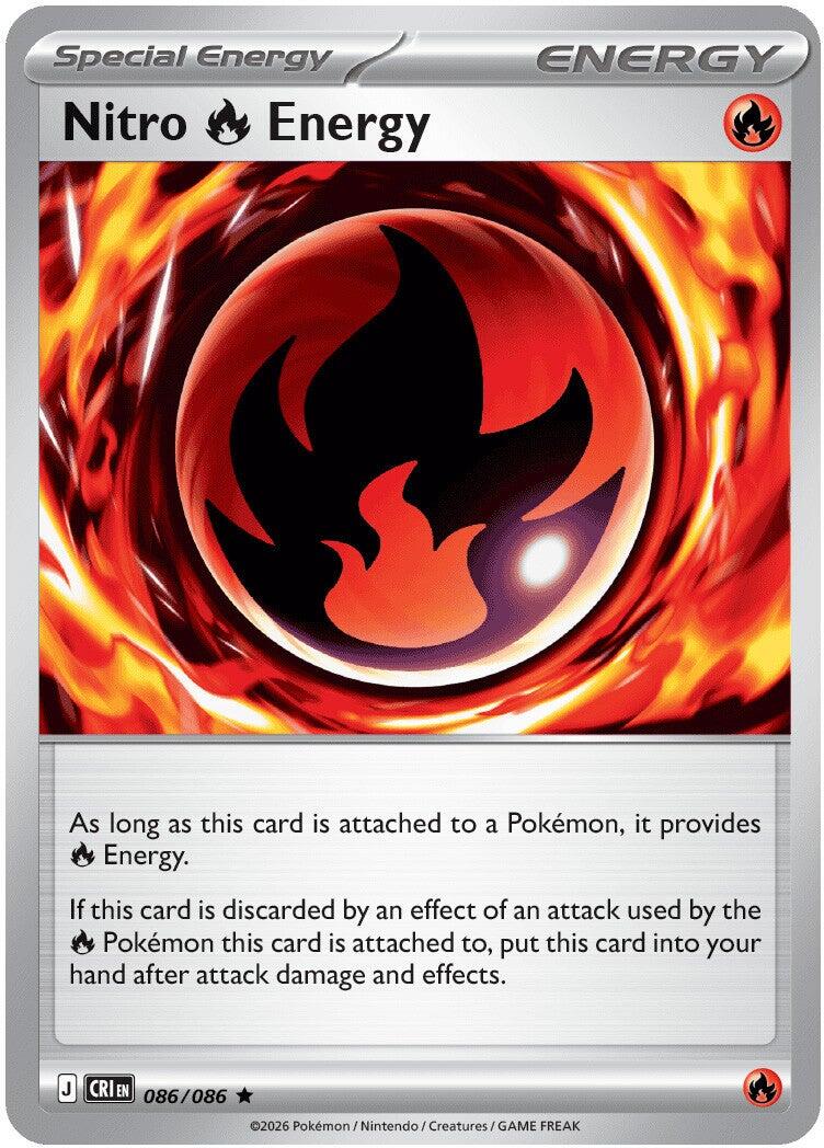 Nitro R Energy (086/086) [Mega Evolution: Chaos Rising] | Card Citadel