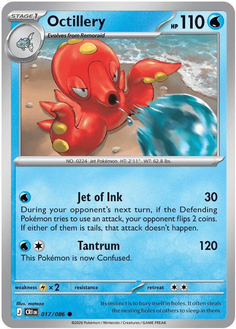 Octillery (017/086) [Mega Evolution: Chaos Rising] | Card Citadel
