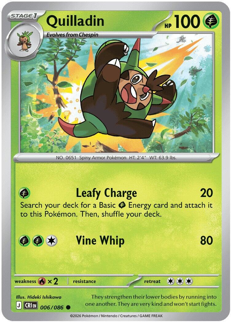 Quilladin (006/086) [Mega Evolution: Chaos Rising] | Card Citadel