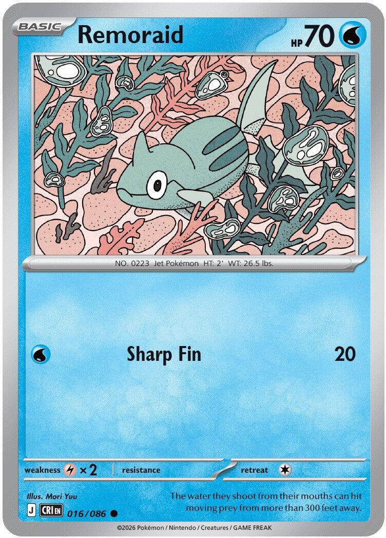 Remoraid (016/086) [Mega Evolution: Chaos Rising] | Card Citadel