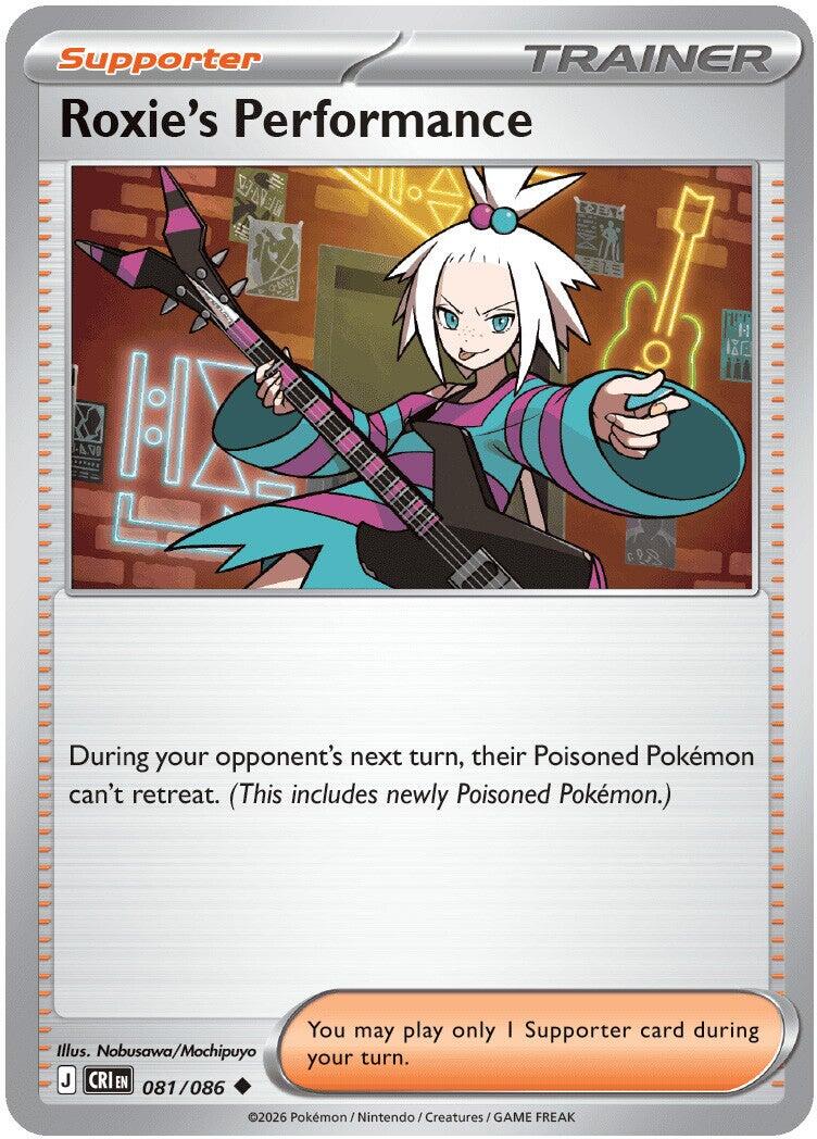 Roxie's Performance (081/086) [Mega Evolution: Chaos Rising] | Card Citadel