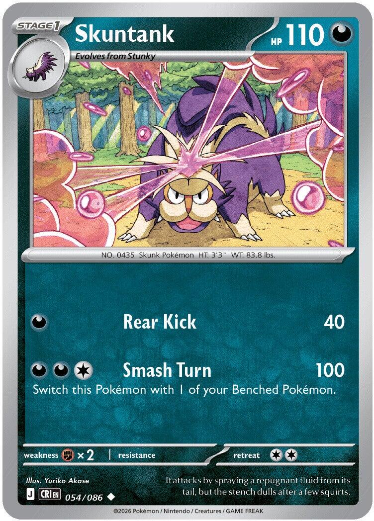 Skuntank (054/086) [Mega Evolution: Chaos Rising] | Card Citadel