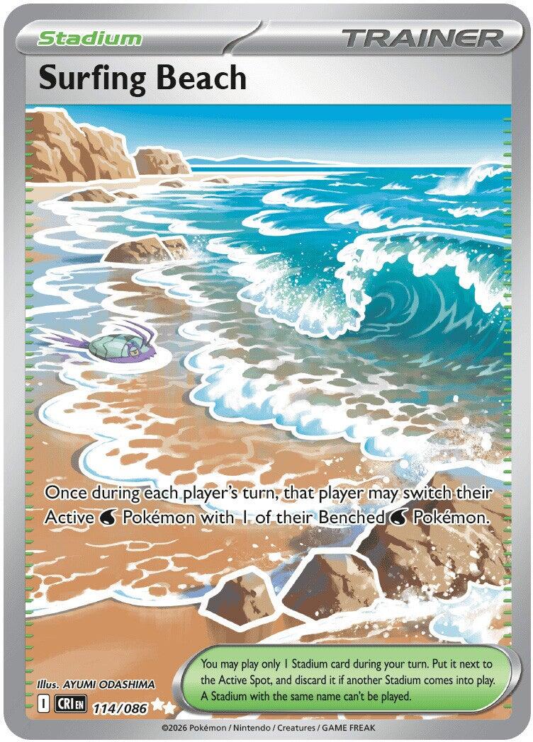 Surfing Beach (114/086) [Mega Evolution: Chaos Rising] | Card Citadel