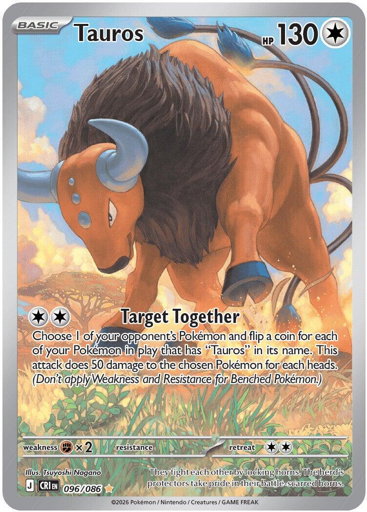 Tauros (096/086) [Mega Evolution: Chaos Rising] | Card Citadel
