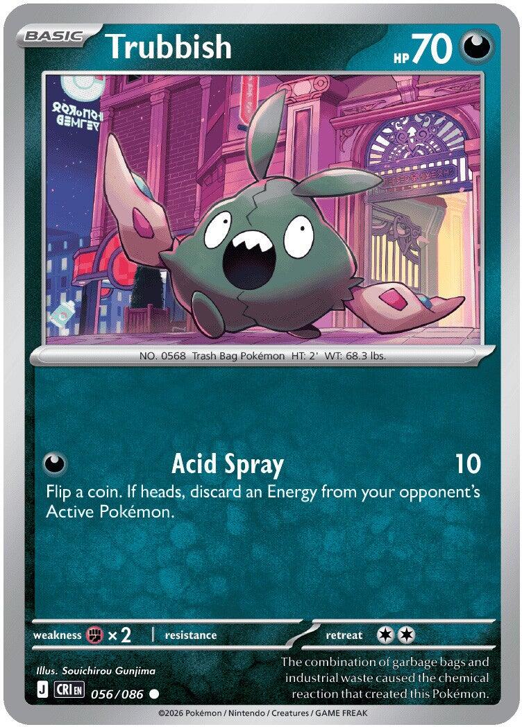 Trubbish (056/086) [Mega Evolution: Chaos Rising] | Card Citadel