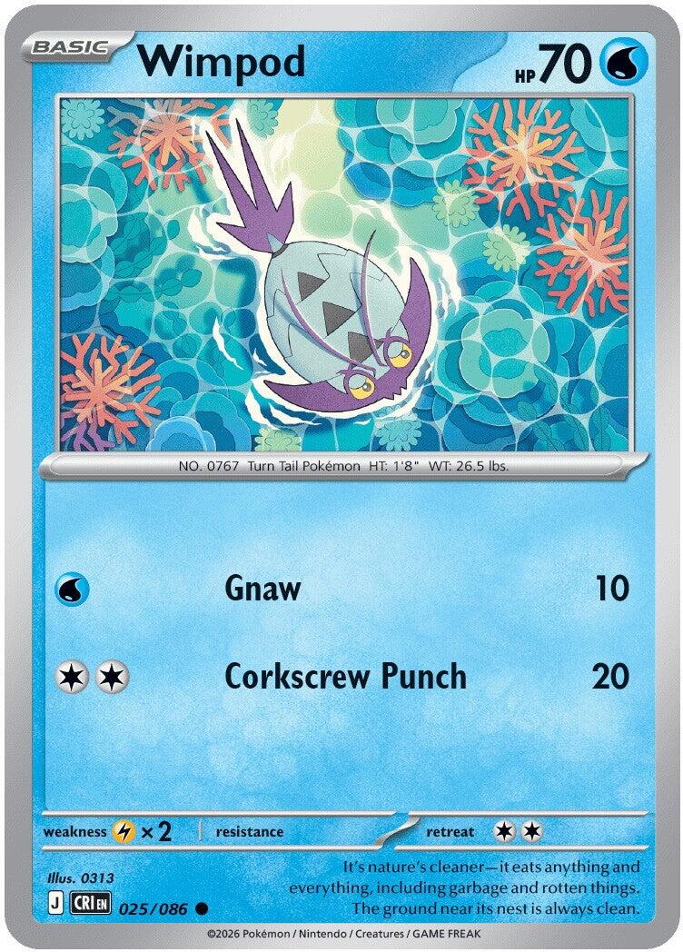 Wimpod (025/086) [Mega Evolution: Chaos Rising] | Card Citadel