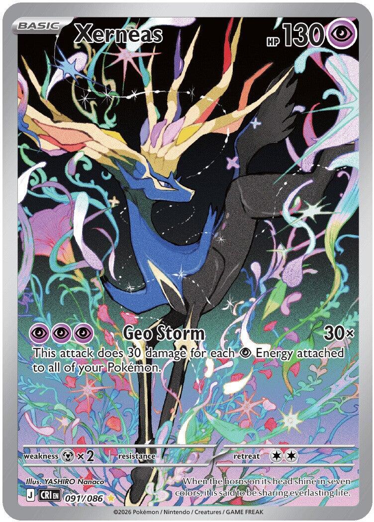 Xerneas (091/086) [Mega Evolution: Chaos Rising] | Card Citadel