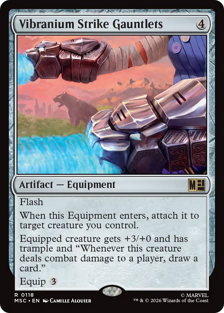 Vibranium Strike Gauntlets [Marvel Super Heroes Commander] | Card Citadel