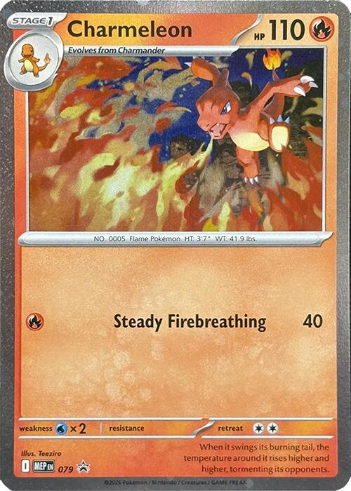 Charmeleon (079) (Cosmos Holo) [Mega Evolution Promo] | Card Citadel