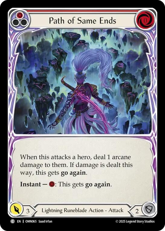 Path of Same Ends (Red) [OMN065] (Omens of the Third Age) | Card Citadel
