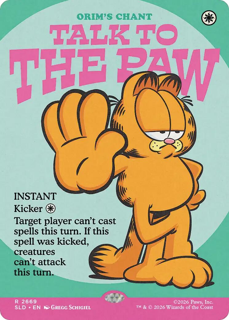 Talk to the Paw - Orim's Chant [Secret Lair Drop Series] | Card Citadel