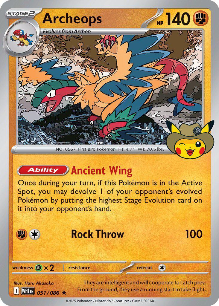 Archeops (051/086) - 051 (Fossil Museum Exclusive) [Mega Evolution Promo] | Card Citadel