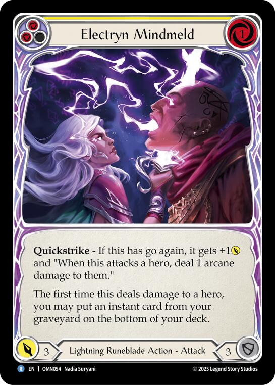 Electryn Mindmeld (Yellow) [OMN054] (Omens of the Third Age) | Card Citadel