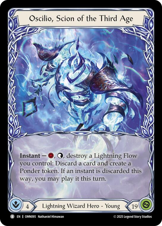 Oscilio Scion Of The Third Age [OMN095] (Omens of the Third Age) | Card Citadel