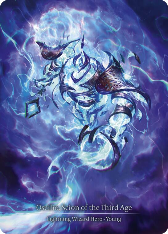 Oscilio Scion Of The Third Age (Marvel) [OMN095] (Omens of the Third Age)  Cold Foil | Card Citadel