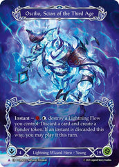 Oscilio Scion Of The Third Age (Marvel) [OMN095] (Omens of the Third Age)  Cold Foil | Card Citadel