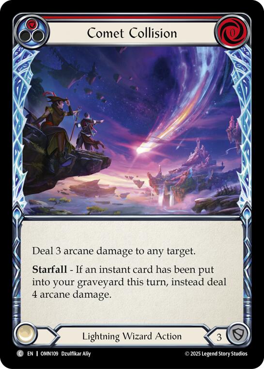 Comet Collision (Red) [OMN109] (Omens of the Third Age) | Card Citadel