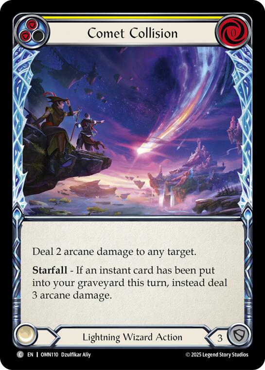 Comet Collision (Yellow) [OMN110] (Omens of the Third Age) | Card Citadel