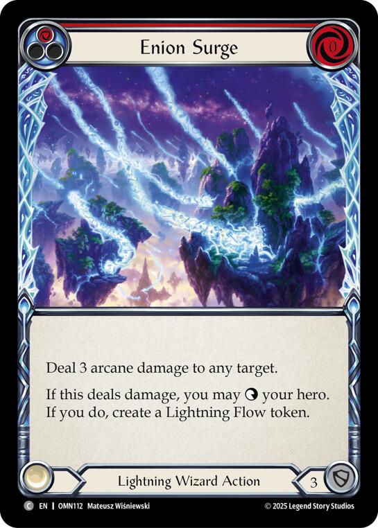 Enion Surge (Red) [OMN112] (Omens of the Third Age) | Card Citadel