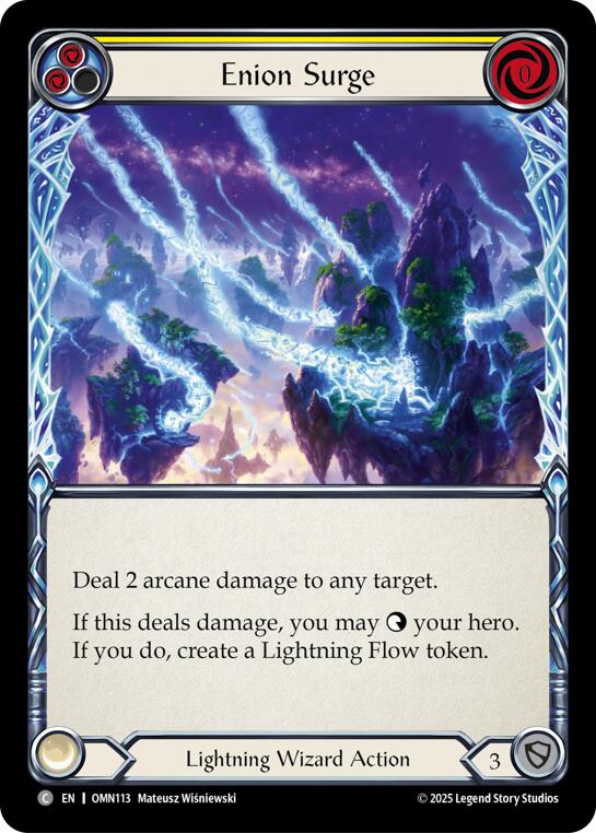 Enion Surge (Yellow) [OMN113] (Omens of the Third Age) | Card Citadel