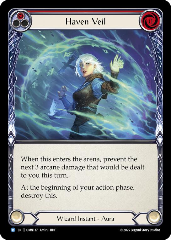 Haven Veil (Red) [OMN137] (Omens of the Third Age) | Card Citadel