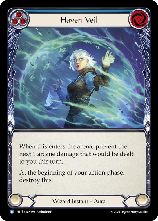 Haven Veil (Blue) [OMN139] (Omens of the Third Age) | Card Citadel