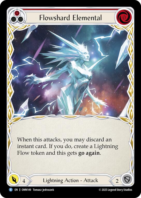 Flowshard Elemental (Red) [OMN149] (Omens of the Third Age) | Card Citadel