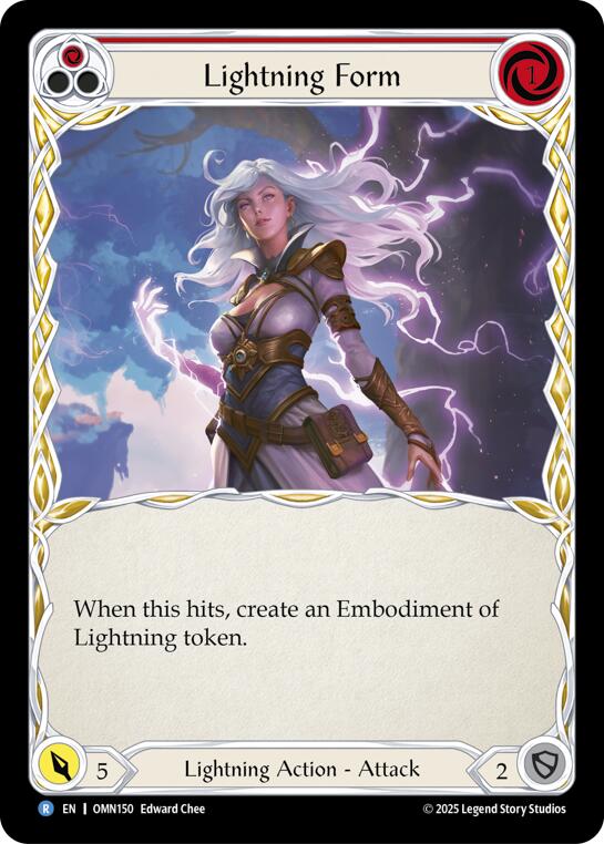 Lightning Form (Red) [OMN150] (Omens of the Third Age) | Card Citadel