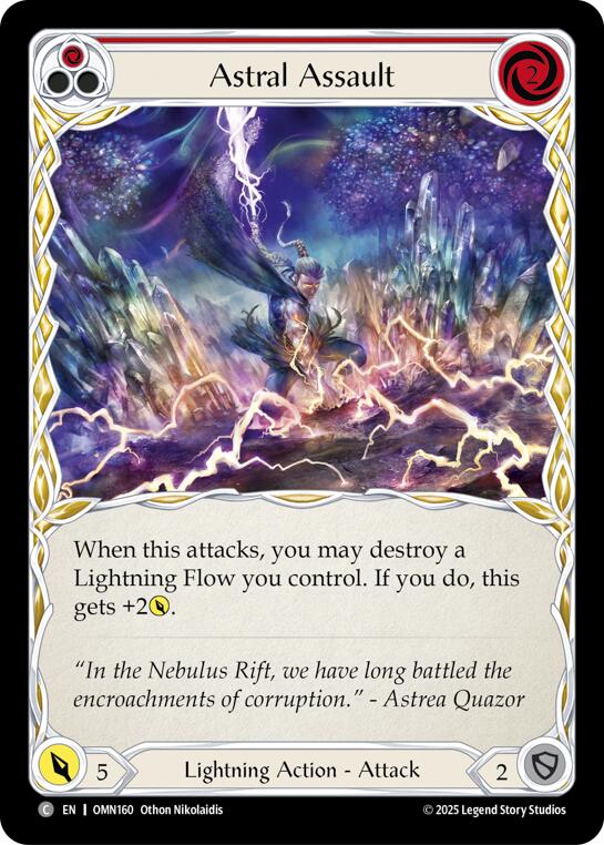 Astral Assault (Red) [OMN160] (Omens of the Third Age) | Card Citadel