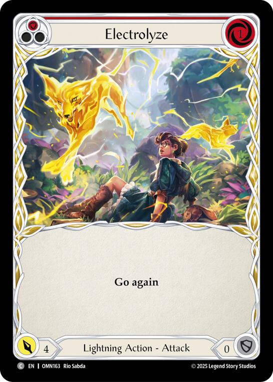 Electrolyze (Red) [OMN163] (Omens of the Third Age) | Card Citadel