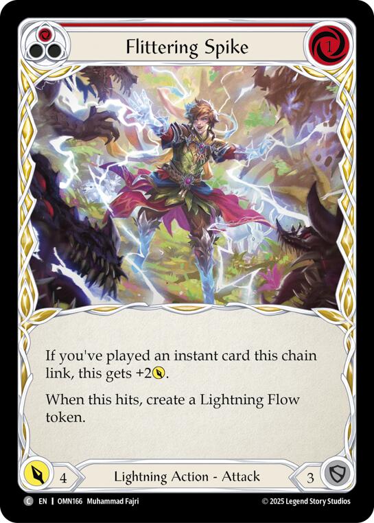 Flittering Spike (Red) [OMN166] (Omens of the Third Age) | Card Citadel