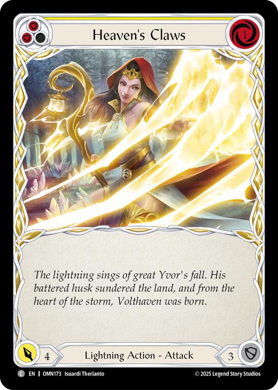 Heavens Claws (Blue) [OMN173] (Omens of the Third Age) | Card Citadel