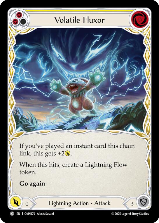 Volatile Fluxor (Yellow) [OMN179] (Omens of the Third Age) | Card Citadel
