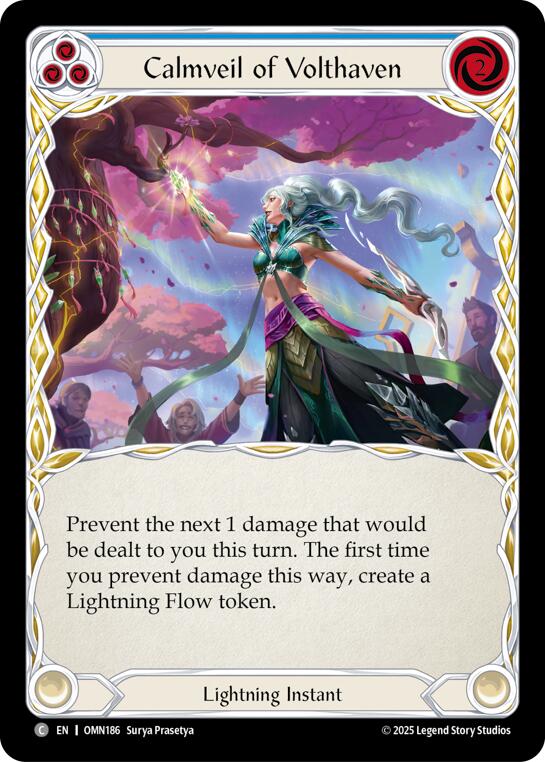 Calmveil Of Volthaven (Blue) [OMN186] (Omens of the Third Age) | Card Citadel
